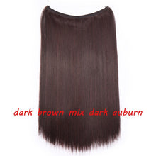 Load image into Gallery viewer, S-noilite 20 inch Invisible Wire No Clip One Piece Halo Hair Extensions Secret Fish Line Hairpieces Wave Straight Synthetic
